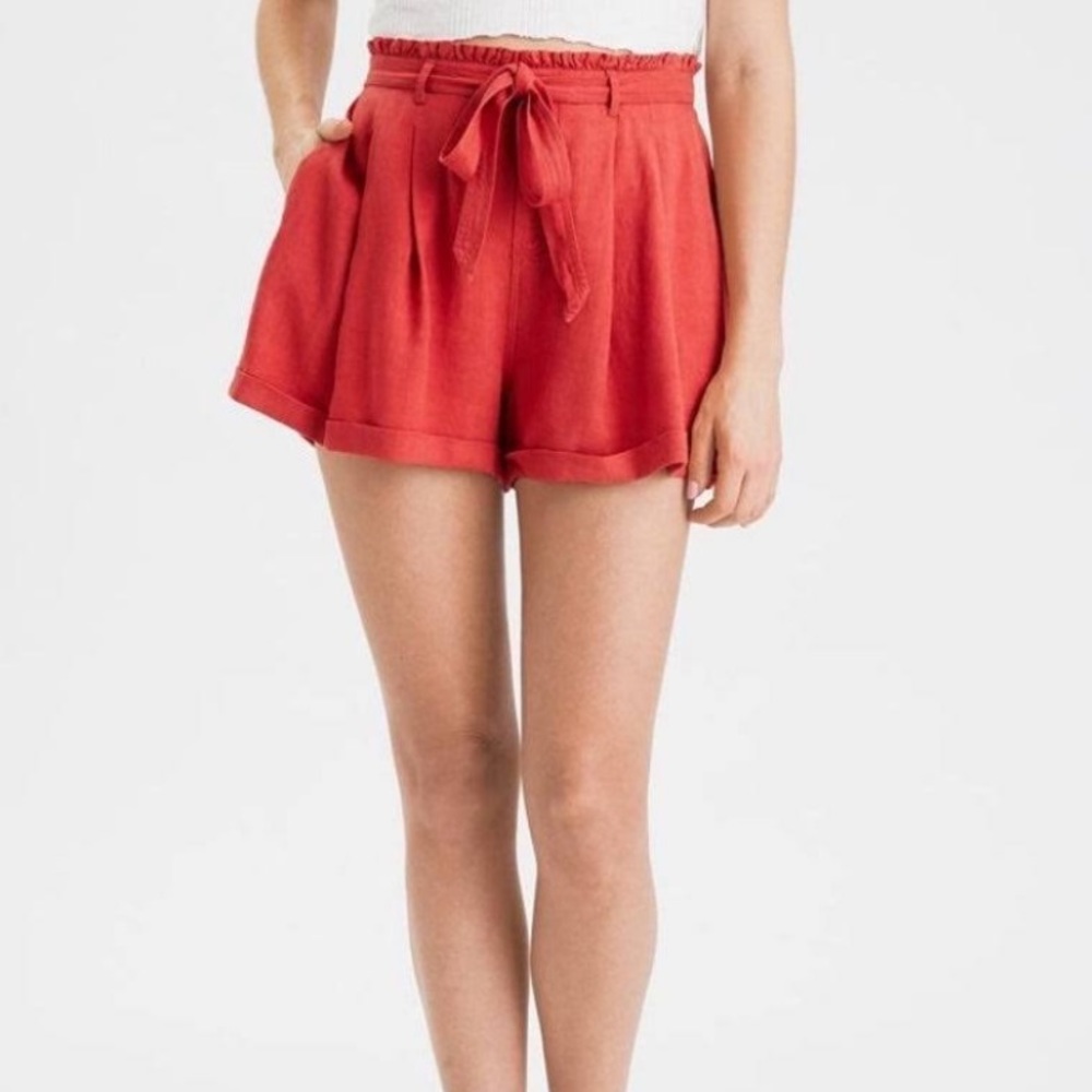 American Eagle Paperbag Shorts